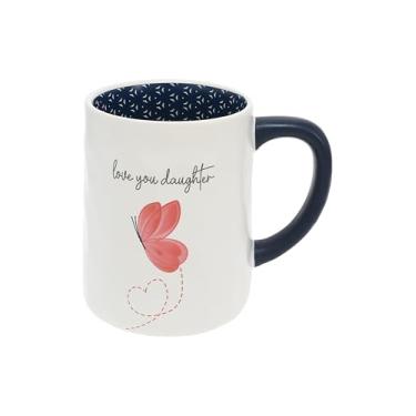 Imagem de Pavilion - Love You Daughter - Caneca de café de 500 ml Xícara de chá Daughter-In-Law Stepdaughter Floral Spring Drinkware