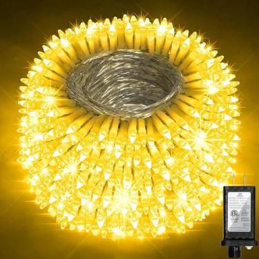 Imagem de Luzes de corda de Natal WUXYIYANG 750 LED 78m ao ar livre