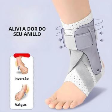 Imagem de Órtese De Suporte Para Tornozelo Com Estabilizadores Laterais Para Tor