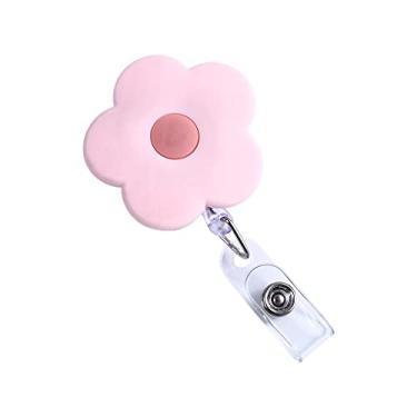 Imagem de Porta-crachá de enfermeira, material escolar, clipes de cartão de identificação de escritório, chaves, cordão, cartão de peito, elegante, porta-cartões de nome, rosa