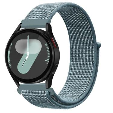 Imagem de Pulseira de nylon de 22 mm para Samsung Galaxy Watch 3 de 45 mm/Galaxy Watch de 46 mm/Gear S3 Frontier/Classic, pulseira de substituição esportiva de liberação rápida para Garmin Venu 3/Venu 2