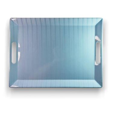 Imagem de Bandeja Retangular Linha Psicodélica Azul 33,00Cm - Ad