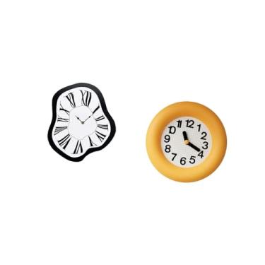 Imagem de Fenteer Relógio de Parede Acrílico Distorcido, Relógio Criativo Exclusivo com Efeito Derretido, Silencioso, Sem -taque, Relógio Analógico Contemporâneo P