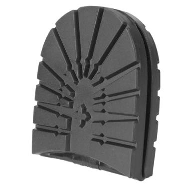 Imagem de RiToEasysports Meias de Borracha Macia para Reparos de Sapatos Solas Dianteiras de Longa Duração para Uso Confortável, Ferramentas de Reparo de Sapatos Com Vida útil Prolongada para Alívio da Dor Nos Pés (salto preto)