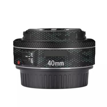 Imagem de Adesivo protetor para câmera EF 40 2.8 lente película de vinil para Canon EF 40 mm F2.8 STM acessórios de fotografia (Mamba Green)