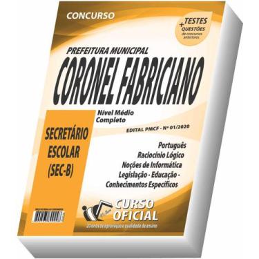 Imagem de Apostila Coronel Fabriciano - Secretário Escolar (Sec-B) - Curso ofici