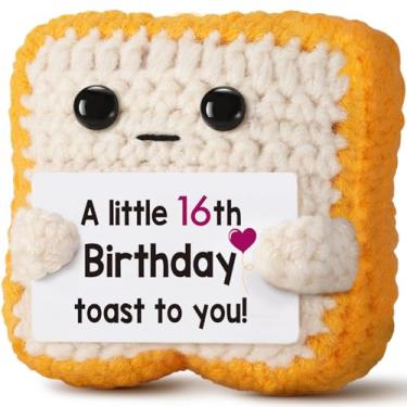 Imagem de Ovrrcame Presentes de aniversário de 16 anos para meninas e meninos - Presente engraçado de aniversário de 16 anos para filha, filho - Decoração única, alternativa de cartão e lembrança