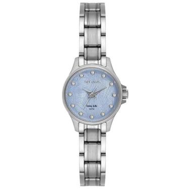 Imagem de Relógio Seculus Feminino Ref: 77330l0svna3 Clássico Aço Prateado