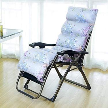 Imagem de Espreguiçadeira cadeiras de jardim cadeira dobrável confortável espreguiçadeiras de gravidade zero, espreguiçadeira de pátio reclinável ajustável dobrável, cadeira portátil de acampamento de praia com