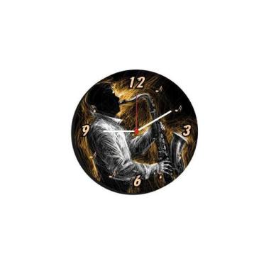 Imagem de Relógio De Parede Decorativo Estilo Música 25 - New Decor