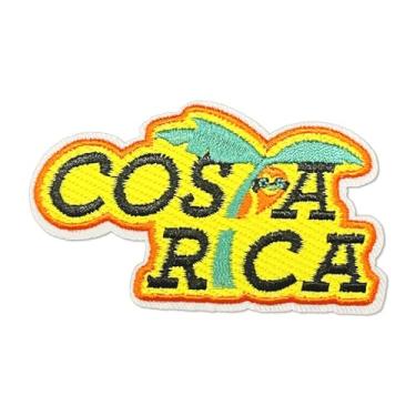 Imagem de FANCIBAND Costa Iron On Patch - Remendos bordados a ferro/costurados para jaquetas, mochilas, jeans, chapéus de caminhoneiro, bolsas e camisas