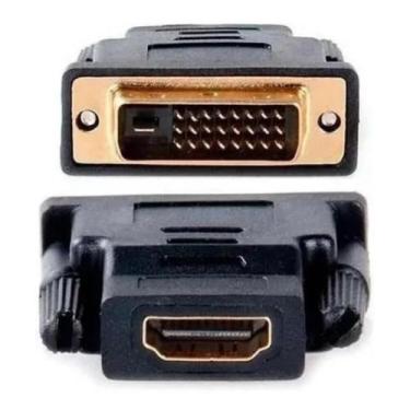 Imagem de Adaptador Dvi Macho Para Hdmi Fêmea  Dvi-D ( 24+1 ) X Hdmi - Alex Impo