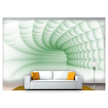 Imagem de Papel De Parede Túnel Profundo Geométrico 3D At17 - Você Decora