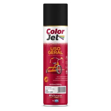 Imagem de Spray Color Jet Renner Uso Geral 400ml - Preto