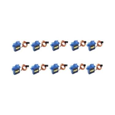 Imagem de Kit De Motor Servo SG90 2/5/10/20pcs 9g 180 360 Graus Montagem Para Ca