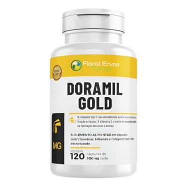 Imagem de Doramil Gold 120 Caps Cálcio, Colágeno 2 K2 D3 Floral Ervas do Brasil