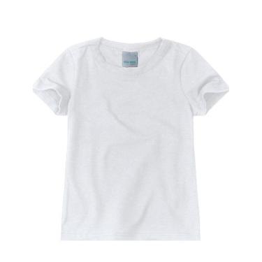 Imagem de Camiseta infantil menina malwee 1000086762, Branco, 6