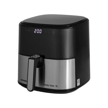 Imagem de Air Fryer Digital Mondial Grand Family Preta com Timer 5L AF-50-DVI