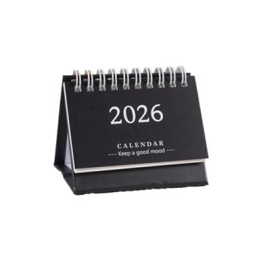 Imagem de Mini calendário de mesa 2025-2026 - julho de 2025 a dezembro de 2026 pequeno calendário de mesa, mini alendar em pé C alendar 2026, 18 meses pequeno C alendar, 12 cm x 9 cm, pequeno bloco de notas