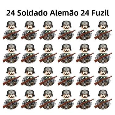 Imagem de Figuras Militares Da Segunda Guerra Mundial Blocos De Montar Exército 