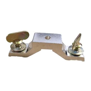 Imagem de Esquirla Conector de ponte para Moving Head Light, trava rápida, braçadeira de treliça de luz premium e robusta, Alumínio Prateado, Espaçamento entre