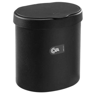 Imagem de Lixeira Basic com Tampa 2,5 Litros Preta 10906/0008 - Coza, Preto