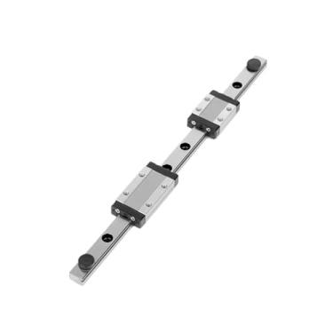 Imagem de S25HH0 MGN7 MGN12 MGN15 MGN9 L from 100-800mm Miniature Linear Rail Slide 1pcs MGN Linear Guide + 2pcs MGN Black Block 3D Printer Part (MGN12 C, 550mm)