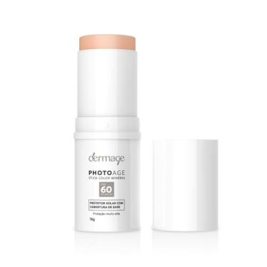 Imagem de Protetor Solar Facial Dermage Photoage Stick Color Mineral FPS 60 16g (Claro)