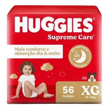 Imagem de Fralda Infantil Huggies Supreme Care Tamanho Xg Com 56 Un