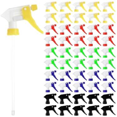 Imagem de YAYODS Pacote com 50 bicos de reposição para garrafa de spray, bocais de pulverizador de gatilho resistentes, substituição de tampas de garrafa de spray, bicos de spray para frascos de 227 g, 473 ml