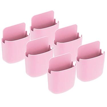 Imagem de Zhjvihx Suporte de Controle Remoto, Proteção Ambiental, 6 Conjuntos de Caixa de Controle Remoto Montada na Parede para Sala de Estudo para Quarto para Sala de Estar (#12)