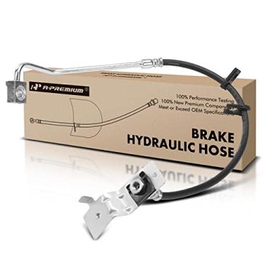Imagem de A-Premium Mangueira hidráulica de freio dianteiro compatível com modelos Ford selecionados - F-450 Super Duty/F-550 Super Duty 1999-2004 - Substituição # F81Z2078AB
