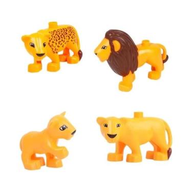 Imagem de Conjunto De Blocos De Montar De Animais Marinhos Grandes Compatível Co