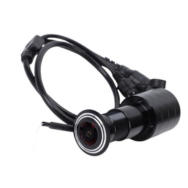 Imagem de Tangxi Câmera Olho Mágico de Porta, Câmera de Olho Mágico de Porta HD de 5MP Com APP, WiFi 6 e Bluetooth, Lente CMOS de 1/3 "1,66 Mm, Detecção Móvel e Alarme, Visualizador de Portas