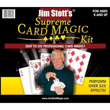 Imagem de Jim Stott’s Supreme Card Magic Kit – Over 225 Tricks | Svengali, Stripper & Marked Decks | Vanishing Device & 3 Card Monte | Step-by-Step Instructions