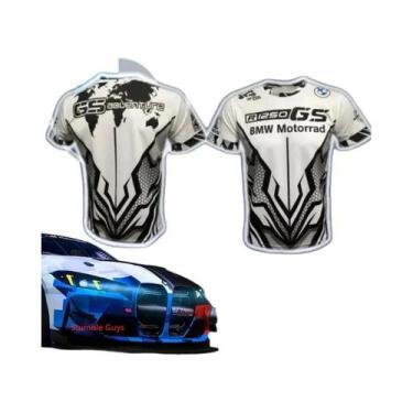 Imagem de Camiseta Masculina BMW De Verão Com Manga Curta, Estilo Esportivo Raci