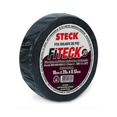 Imagem de Fita Isolante Preta Steck 20 Metros 700V 0.13mm SFT1320