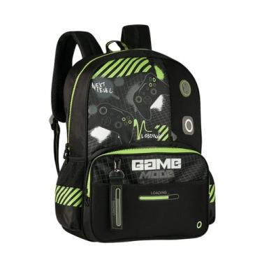 Imagem de Mochila De Costas Vídeo Game Gamer Escolar Infantil Reforçada Para Liv