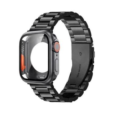 Imagem de Pulseira Ultra Case De Aço Inoxidável Para Apple Watch Série 10 9 8 7 
