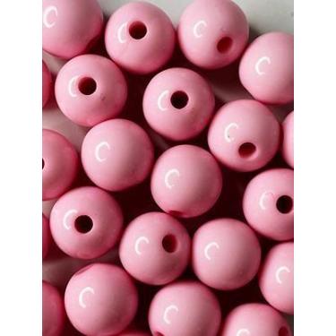 Imagem de Miçanga Bola Rosa 8mm/ aprox.2100peças - 500g - La Mode Arte e Criação