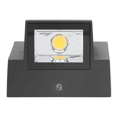 Imagem de ZJchao Luz de Parede Exterior 3W LED IP67 Lâmpada Decorativa à Prova D'água Em Liga de Alumínio Com Instalação Flexível para Jardim, Pátio, Quintal, Varanda (Luz Quente)