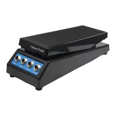 Imagem de menolana Pedal de guitarra antiderrapante, acessório para instrumento musical, pedal de efeitos portátil para guitarras elétricas, ideal para estúdio, Volume