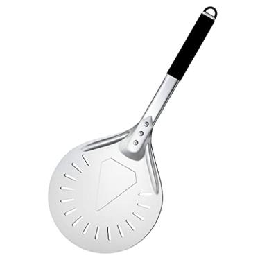 Imagem de Pá de pizza Peel Pá de pizza com alça removível Ferramentas de espátula de pizza para 7/8/9 polegadas (Cor: 20.3 cm) (17.8 cm)