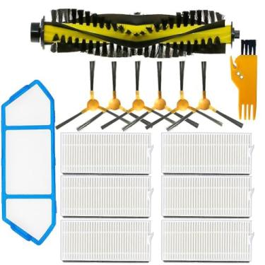 Imagem de Acessórios de substituição para Neatsvor X500 X520 X600 Pro Tesvor S6 T8 Ikhos Create NetBot S15 aspirador robótico prático e fácil instalar substitui