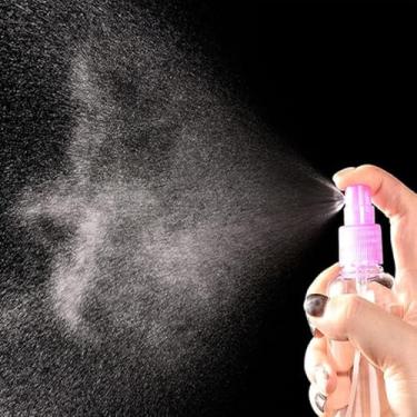 Imagem de 5 unidades/conjunto de 30 ml frasco de spray atomizador de perfume vazio transparente para viagem