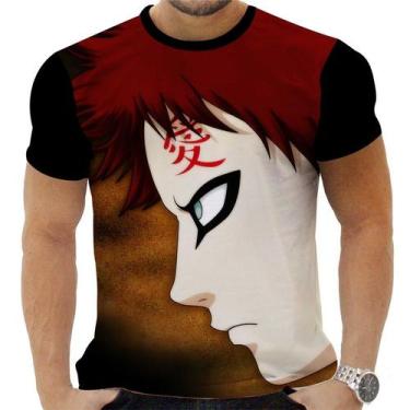 Imagem de Camiseta Camisa Personalizada Anime Naruto Gaara Hd 02 - Zahir Store, 