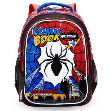 Imagem de Mochila Escolar De Costas Infantil Juvenil Reforçada Meninos - Shaolon