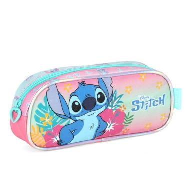 Imagem de Estojo Lilo Stitch Escolar Menina Licenciado Disney Rosa