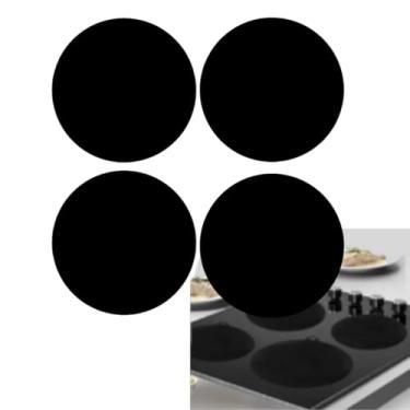 Imagem de Tapete de Silicone para Cooktop Fogão Indução 4 Unidades – Almofada Protetora Antiderrapante e Reutilizável