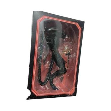 Imagem de Figura De Anime Alien Romulus Scorched Xenomorph De 20cm NECA Aliens V